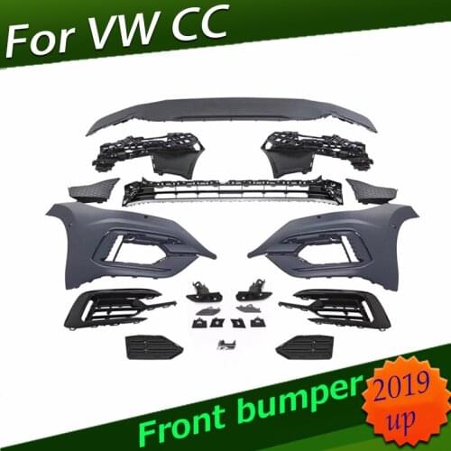 For VW 2019 CC front bumper upgrade Rline style front face 19 CC front bumper body kits 19CC modificate