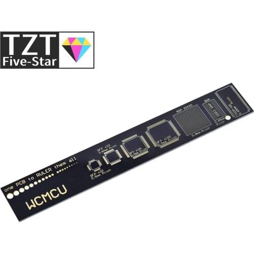 TZT PCB Ruler For Electronic Engineers For Geeks Makers For Arduino Fans PCB Reference Ruler PCB Packaging Units v2 - 6