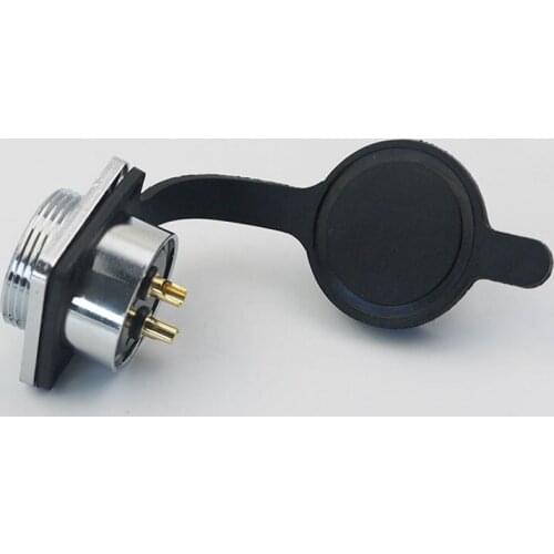 M25 DF25 GX25 Aviation plug and socket Connector flange 3pin Pin gold plating 10pcs