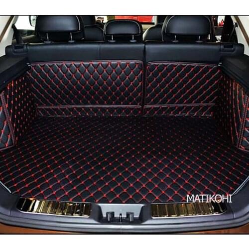 MATIKOHI leather car trunk mats for Dodge Journey 2009-2015 years cargo liner accessories interior boot