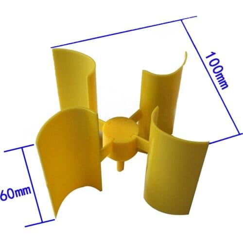 Mini Wind Turbine Blade Vertical Axis Micro-generator Blades Small Set New