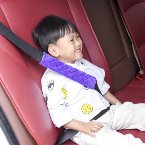 1pc Car Seatbelt Shoulder Pad Comfortable Driving Seat Belt Vehicle Soft Plush Auto Seatbelt Strap Harness Cover Car-styling