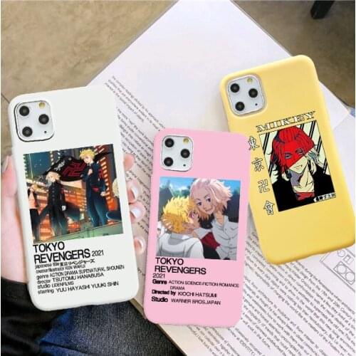 NEW Anime Tokyo Ghoul Suave Cover For iPhone 11 12 Pro XS MAX XR X 7 8 6Plus SE 2021 Candy Soft Silicone Phone Cover Bag