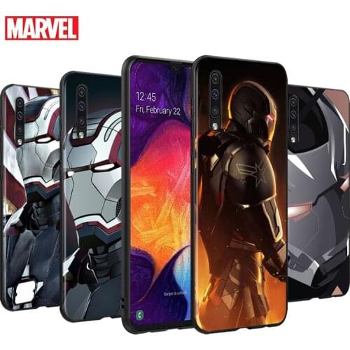 Marvel Avengers War Machine For Samsung Galaxy A90 A80 A70S A60 A50S A40S A30S A20E A10S A2 Core 5G Black Soft Phone Case