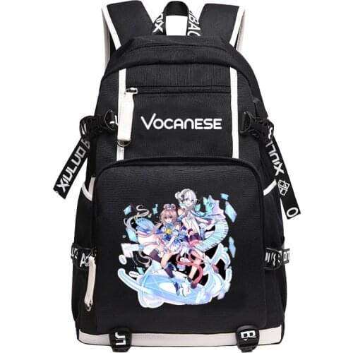 Luo Tianyi Anime Bag VOCALOID Yuezheng Ling Vsinge School bag Multi-function computer bag The large capacity backpack