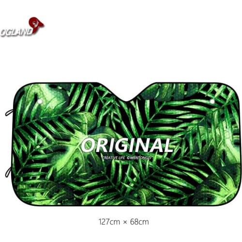 Car Window Windshield Sunshade Covers For Ordinary Car Reflective Foil Anti-UV Curtain Front Colorful And Cool Sucker Fixed
