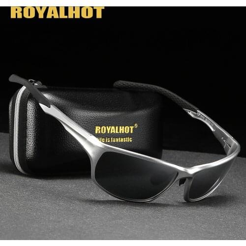 RoyalHot Men Women Polarized Aluminum Magnesium Sunglasses Vintage Sun Glasses Retro Eyewear Shades Oculos Male SPT039