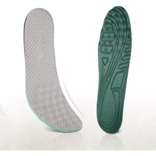 2Pcs Shoe Insole Breathable Sweat Absorption Faux Leather Thin Flat Shoe Inserts for Walking