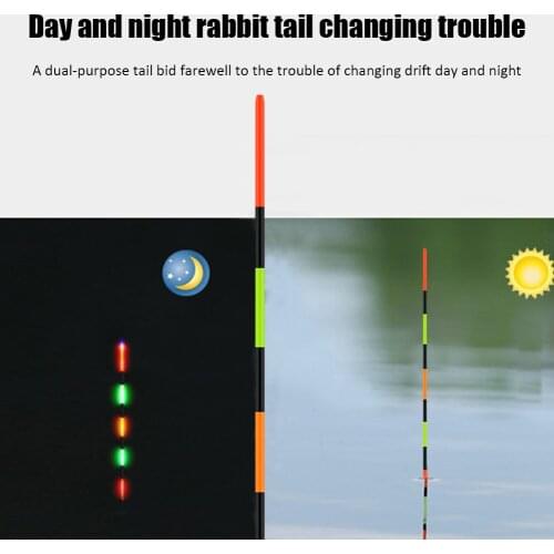 Super Bright Night Fishing LED Smart Float Top Luminous Ultra Sensitive Electronic Floats Buoy Outdoor Fishing Accessories