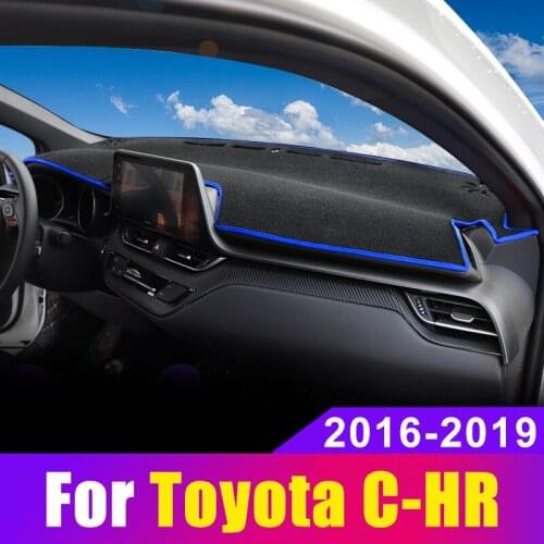 For c-hr 2016 2017 2018 2019 left-hand drive vehicle dashboard cover mat light proof mat anti ultraviolet box carpet accessories