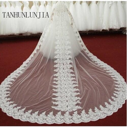 TANHUNLUNJIA Wedding Long Veils