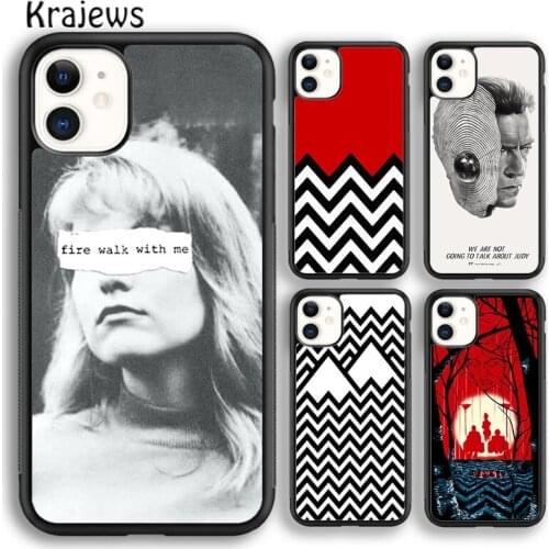Krajews TV Series Twin Peaks Dale Cooper Phone Case For iPhone 5s 6s 7 8 plus X XR XS 11 12 pro max Samsung Galaxy S8 S9 S10