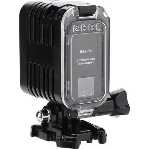 Filling Light Underwater Diving Video Camcorder LED Filling Lamp Lights With USB Cable And Connecting Bracket For GoPro Camera