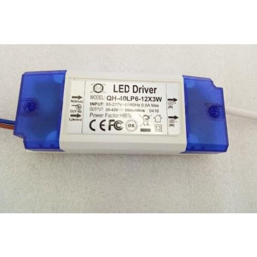 1pc 6-12x3W 950mA LED Driver DC20-42V High Power LED Powr Supply For Floodlight
