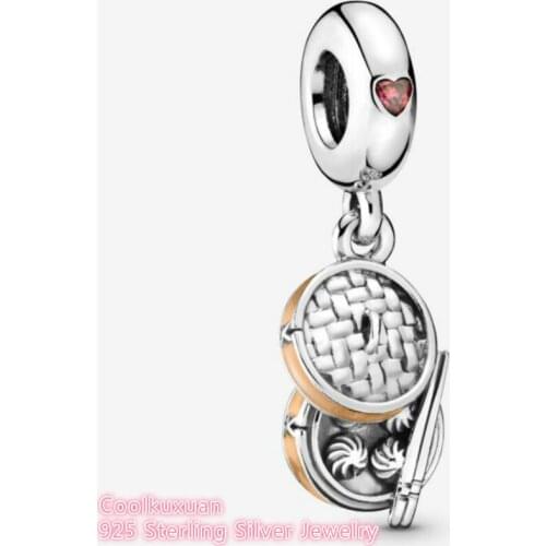 100% Original 925 Sterling Silver Chinese Bao Charm beads Fits Brand bracelets Jewelry Making