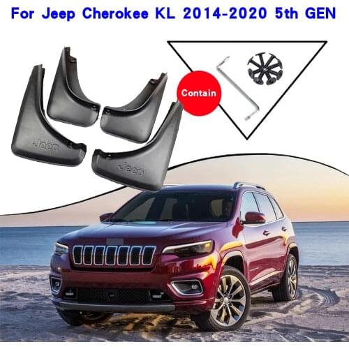 Car Fender Accessories For Jeep Cherokee KL 5th Gen 2014-2020 Mudguards Splash Guards Fender Mudflaps Car Fender Mud Flaps