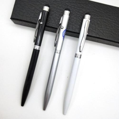 Free shipping 500pcs/lot customized logo metal pen; multi functional metal pen; laser pen; stylus pen; metal ballpoint pen MP46