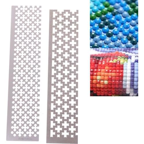 DIY Diamond Painting Tools Drawing Ruler Square Round Drill Diamond Embroidery Accessory