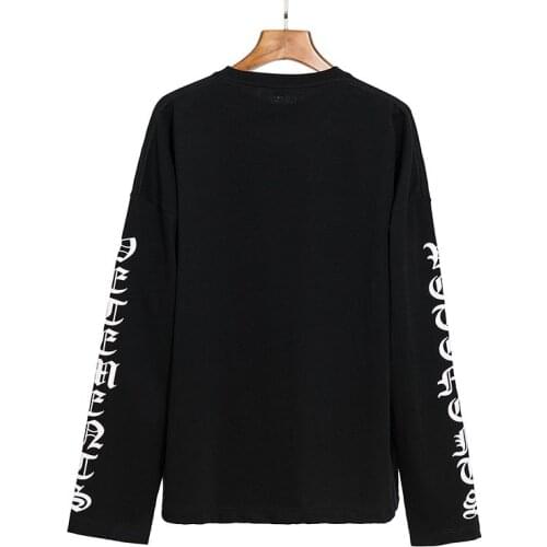 20SS designer brand Letter Print Long Sleeve T-shirts Men Women 1:1 High Quality Autumn Winter 100% Cotton Solid color T Shirt V