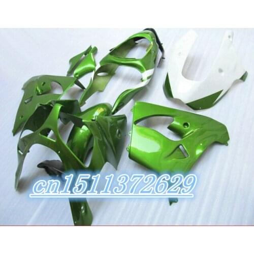 Dor-hot sales KAWASAKI ZX9R NINJA 2002-2003 ZX-9R ZX 9R 9 R ZX9 R 2002 2003 02 03 Fairing Kit green D
