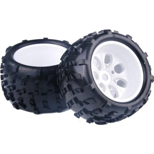 HSP 62012 Wheels Rims & Tyres complete x 2 Pcs For 1/8 HSP CAR Parts