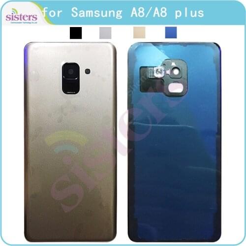 Battery Housing for Samsung Galaxy A8 / A8 Plus 2018 Battery Door Back Cover for Samsung A8 Plus Battery Door Housing Original