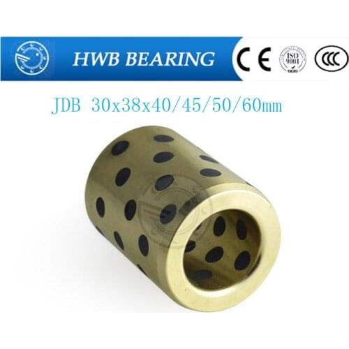 Linear graphite copper set bearing copper bushing oil self-lubricating bearing JDB303840 JDB303845 JDB303850 JDB303860