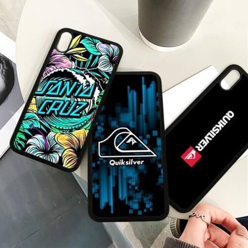 Surf And Skateboard Quiksilver Soft TPU Hard PC Phone Cover Case For IPhone 12 11 Pro Max Xs X Xr 7 8 6 6s Plus Se 2020