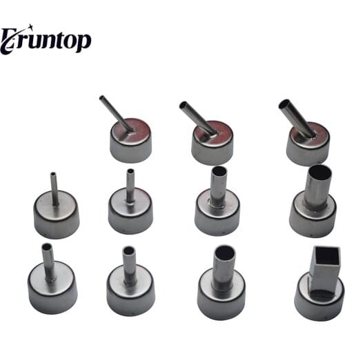 1Set 858 Series 22mm Universal Hot Air Gun Nozzle for Soldering Station 858 858D+ 8586 Welding Nozzles