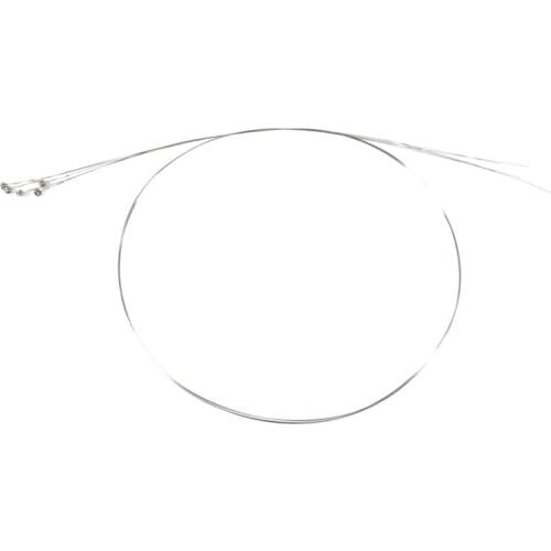 New 5 Pcs Silver Tone Steel Strings E-1 for Acoustic Guitar