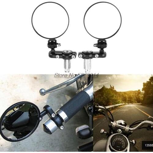 Original Motorcycle Mirrors counterweights for Yamaha Wr 250 Chopper Kawasaki Ninja H2R Yamaha R6 Headlight Gsxr