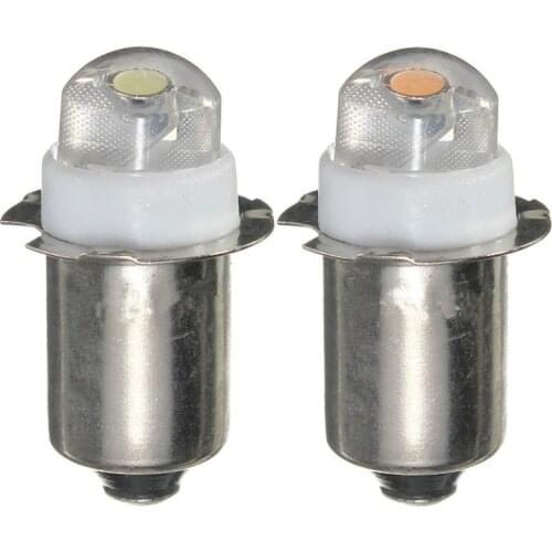 P13.5S PR2 0.5W 30Lumen LED Flashlight Replacement Bulb High Brightness Emergency Work Light Pure/Warm White DC 3-18V