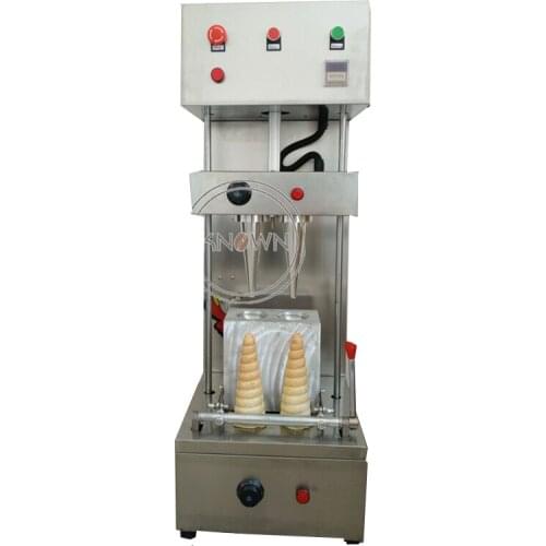 The popular of cone pizza machine 2 cone pizza moulder machine pizza cone machine for sale