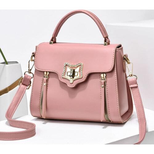Luxury Leather Ladies Bags Matching Color Fashion Commuter Handbag Ladies One-shoulder Messenger Bag Famous Tote Bag Sac A Main