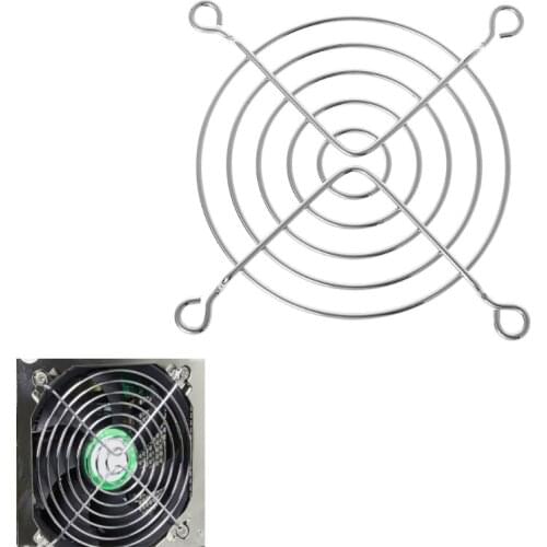 Fan Protection Net Grille 7cm Dia Iron Mesh Safety Grid For Computer Case Fans