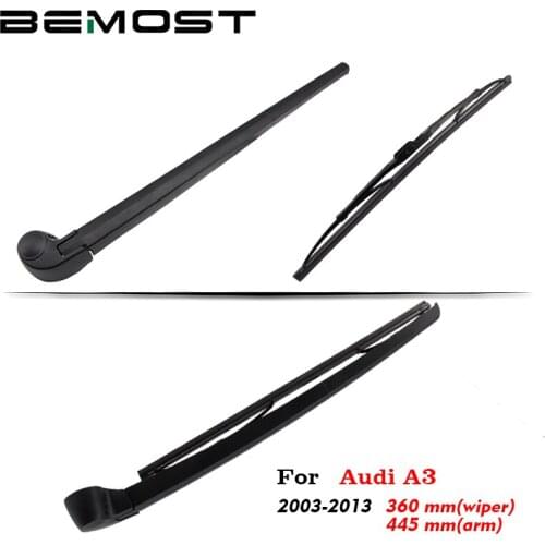 BEMOST Car Rear Windshield Wiper Arm Blade Brushes For AUDI A3 2003-2013 Hatchback Windscreen Washer Auto Styling Accessories