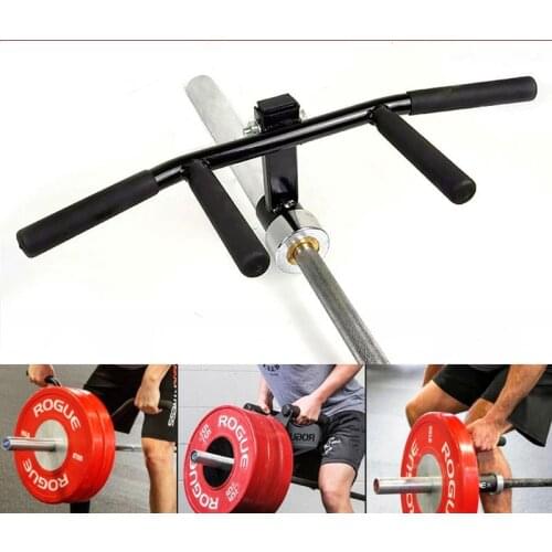 Fitness Barbell T-Bar Row Platform Landmines Handle Core Strength Training Gym Home Workout Attachment Deadlift Squat Rowing Bar