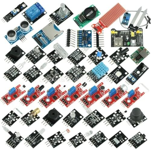 45 in 1 Sensors Modules Starter Kit for Arduino UNO R3 Mega 2560 Nano better than 37in1 sensor kit 37 in 1 Sensor Kit diy kit