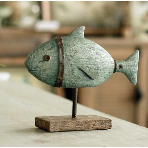 American country house decoration decoration Home Furnishing resin decoration crafts antique decoration Feng Shui fish