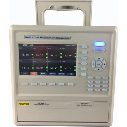 48 Channels Color Paperless Recorder, Temperature and Pressure Data Logger, Paperless Chart Recorder