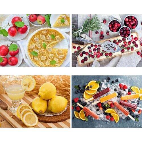 5D DIY Diamond Painting Still Life Food Fruits Diamond Embroidery Full Mosaic Cross Stitch Handmade Gift Kitchen Decoration