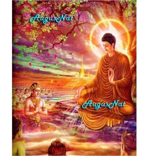 Buddha diamond painting full drill religion diamond dotz wall decals religious wall art 5d diamond drawing diy hand crafts gift