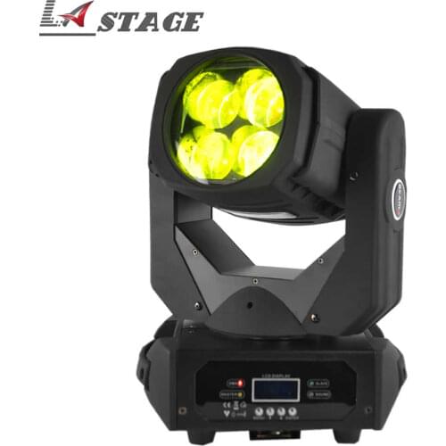 Free Shipping 4x25w Super Beam Led Effect Disco Light Led Moving Head Stage Light For Club Light DMX Led