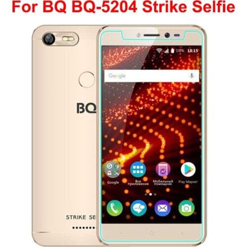 For BQ BQ-5204 Strike Selfie Glass Film 9H 2.5D Ultra-thin Scratch proof Tempered Glass Film For BQ 5204 Screen Protector Glass