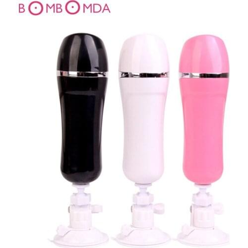 Electric Male Masturbator Real Vagina Pussy Aircraft Cup Vibrator Passion Cup For Man Adult Sex Product Male Masturbation Cup A3