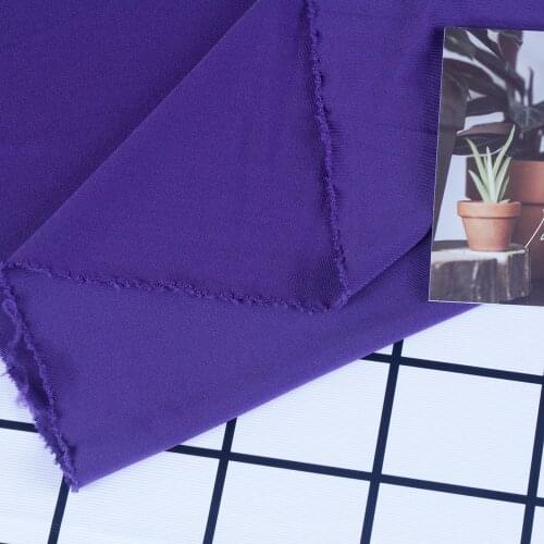 88% Copper Polyester/12% Spandex Copper infused functional knitted fabric/purple color