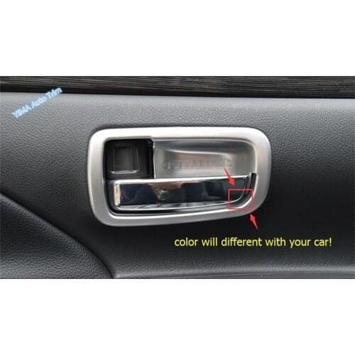 Lapetus High Quality For Mitsubishi Outlander 2015 2016 2017 ABS Inner Handle Bowl Decorative Cover Trim 4 Piece / Set