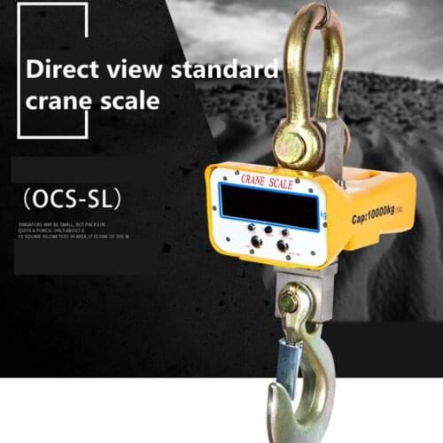 Mechanical Scale Direct View Hanging 1t 10t Warehouse Electronic High Precision Integrated Sensor LED Reading 125% Weighing