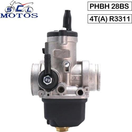 Sclmotos- Motorcycle Pit Bike Moped Dellorto PHBH 28BS 4 Stroke R3311 Carburetor Carb For Honda for Yamaha for Suzuki Vespa Race