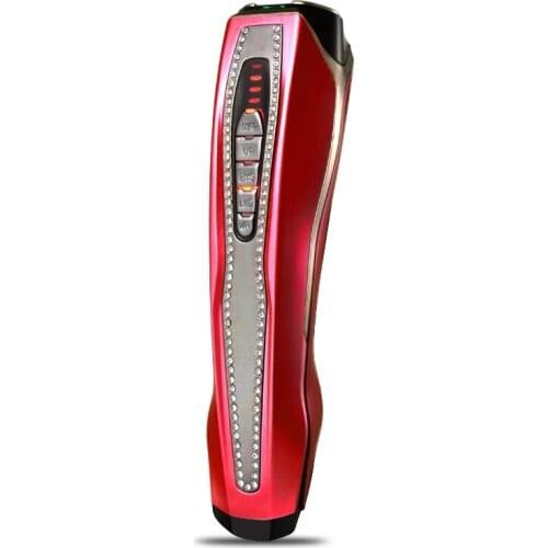 Low price Beauty Portable three colors LED Ion Import Galvanic Facial Massager Skin Rejuvenation Beauty Instrument